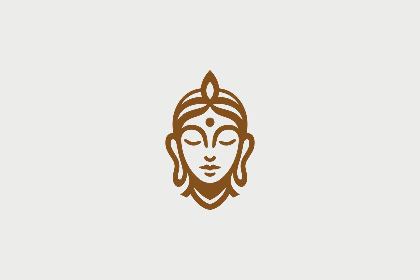 peace buddha logo for sale vector