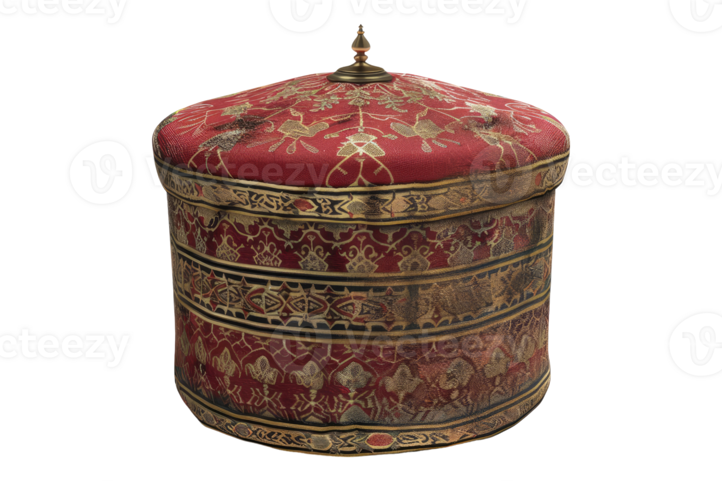 Fez Tarbosh hat isolated on transparent background. png