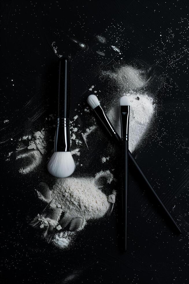 make up brushes photo