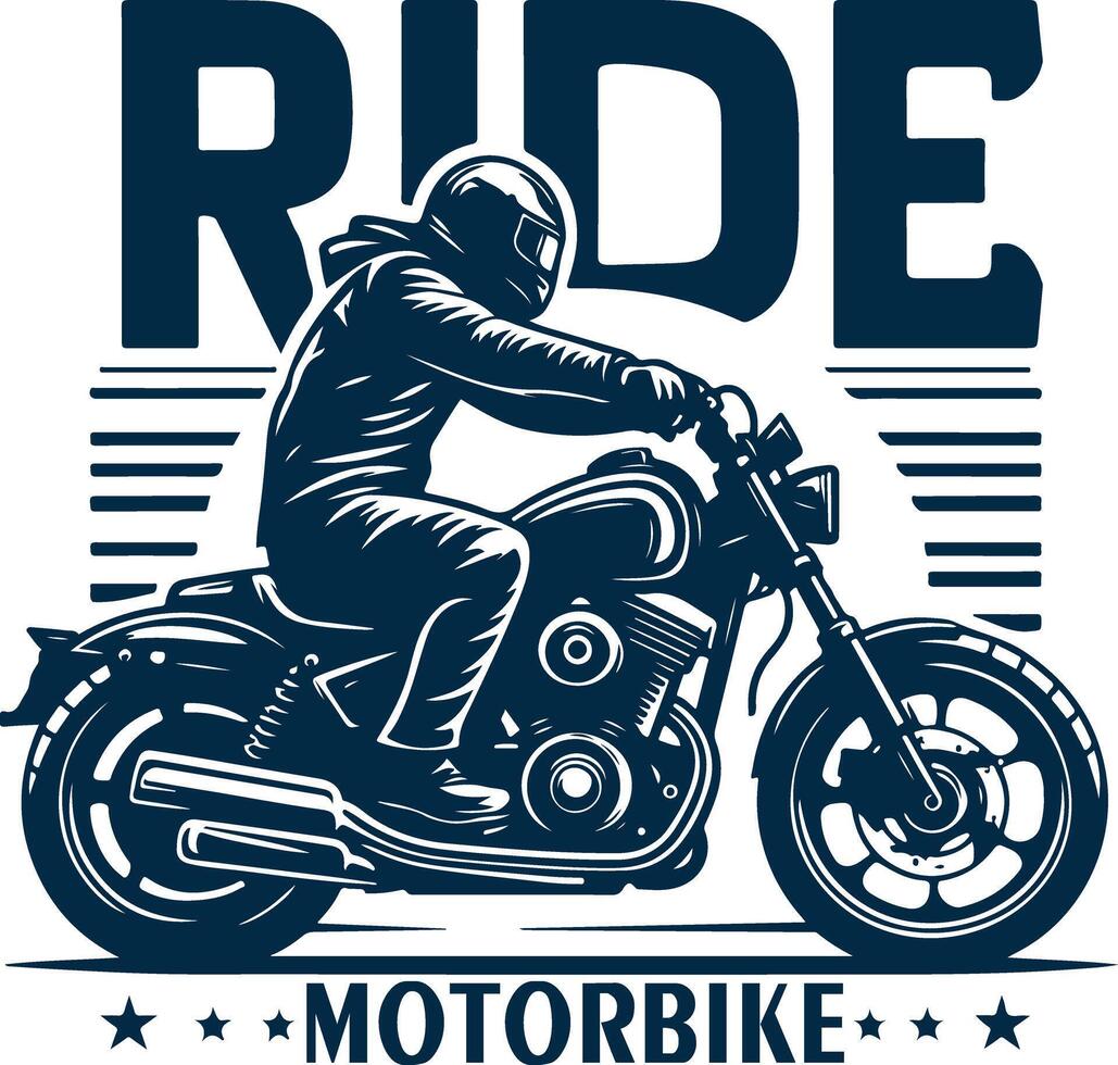 A T-Shirt Tribute to the Art of Riding vector