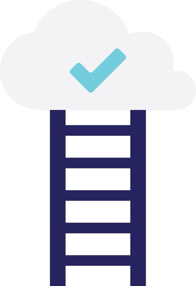 Ladder Equipment Cloud vector