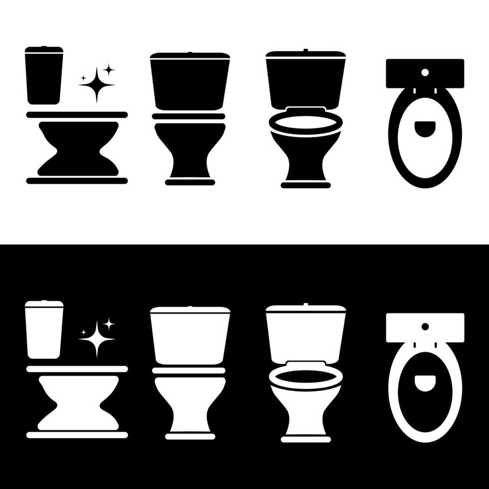 Apartment toilet icon Outline apartment toilet icon for web design isolated on white background vector