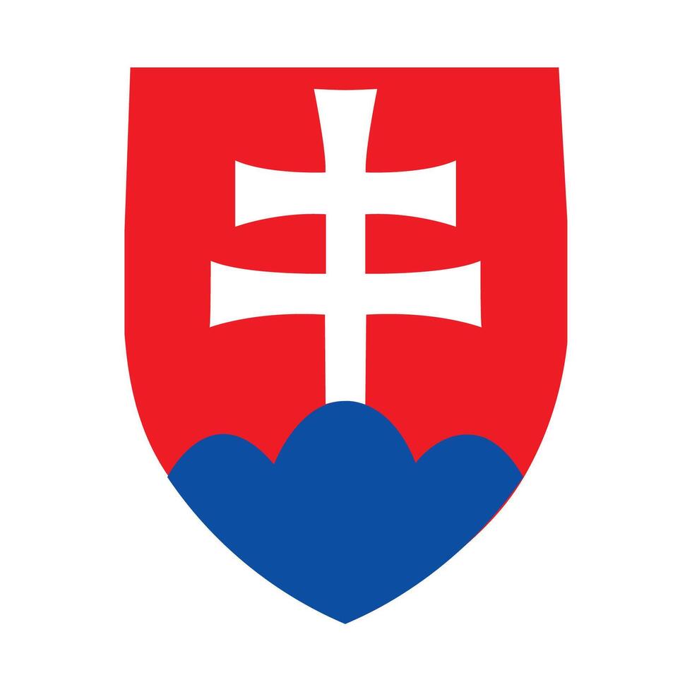 Slovakia flag national element material design vector