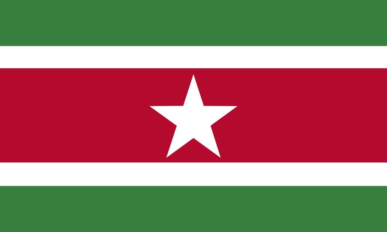 Suriname flag national material design vector