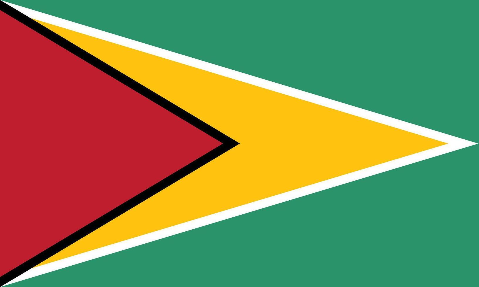 Guyana flag national material design vector