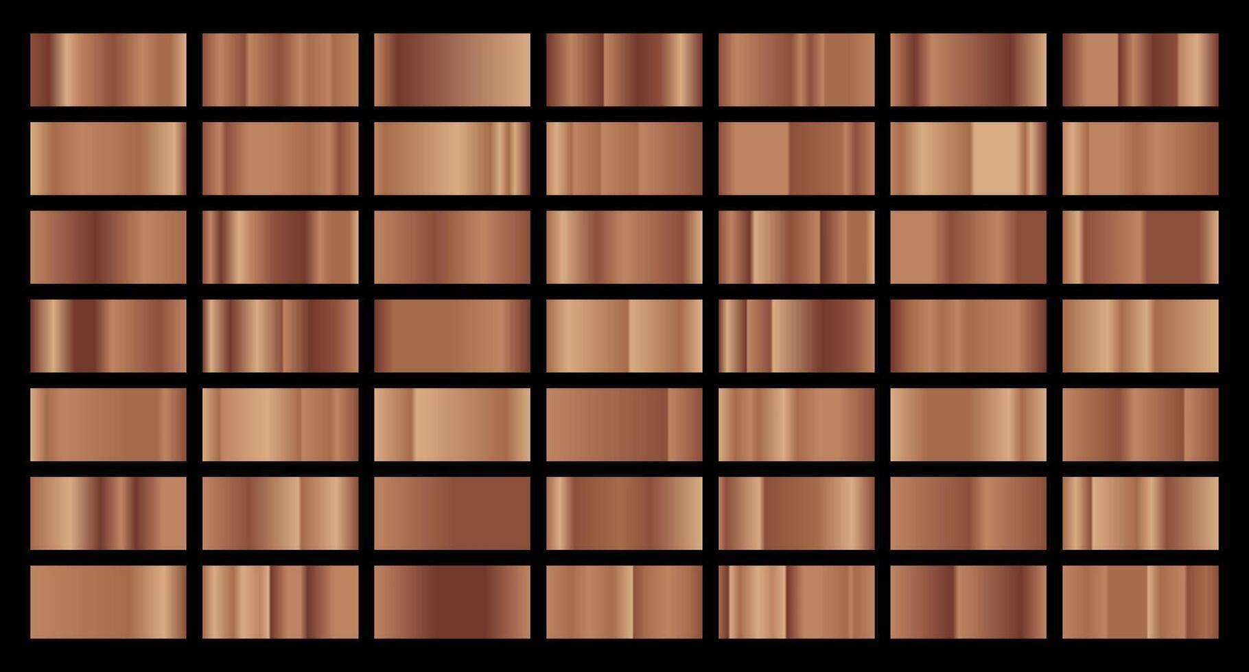 Set of bronze texture background. Bronze background texture. Steel metal background templates. Metal gradient collection. illustration vector