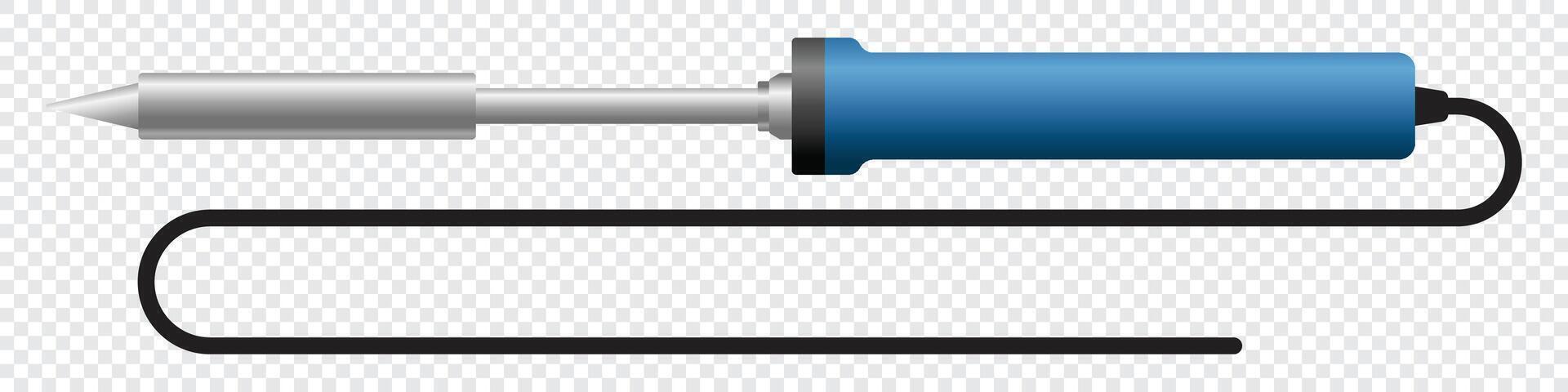Soldering iron. Solder icon. Soldering tool for electronics. illustration vector