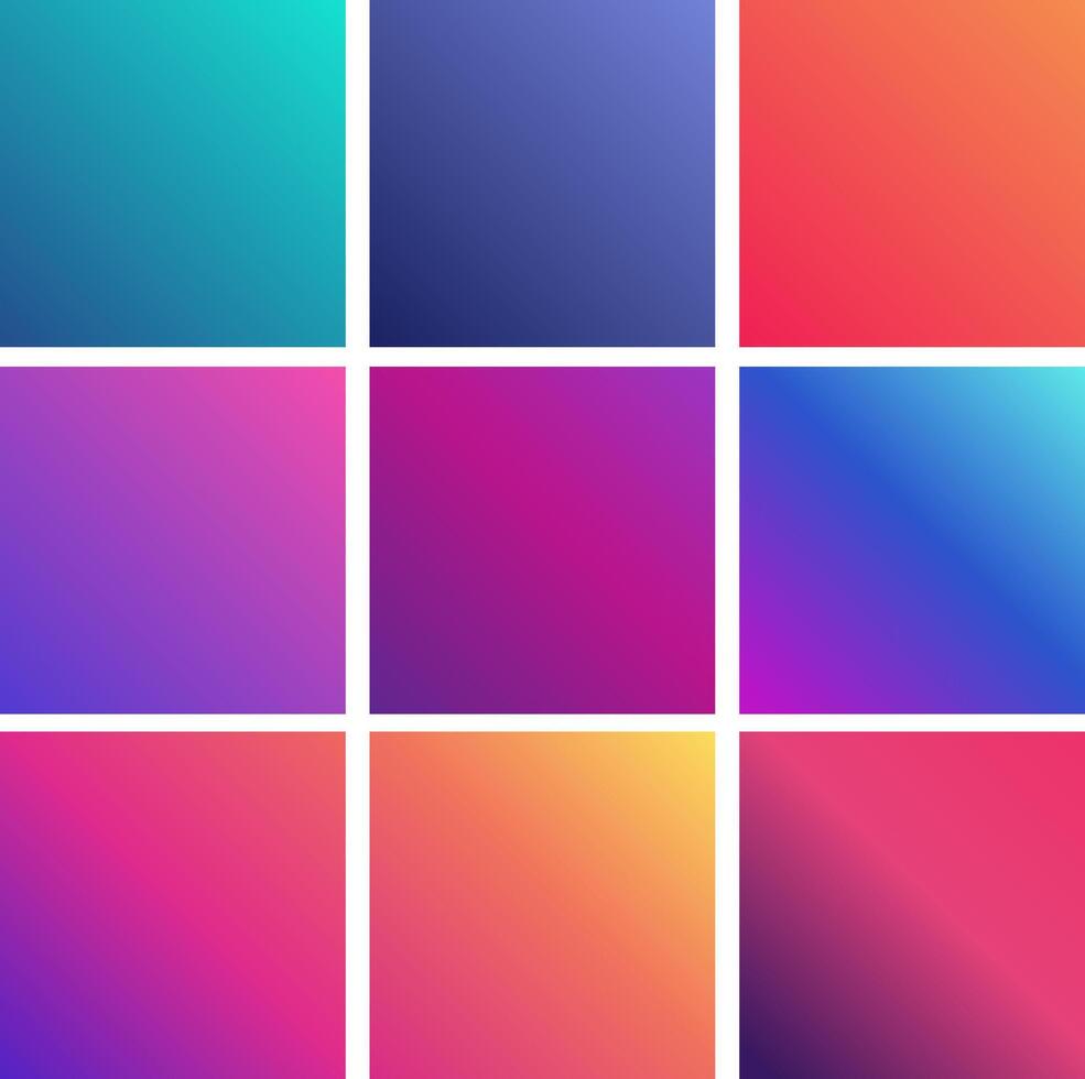 Gradient Background With Square And Simple Style. For Social Media And Colorful Design Supporters vector