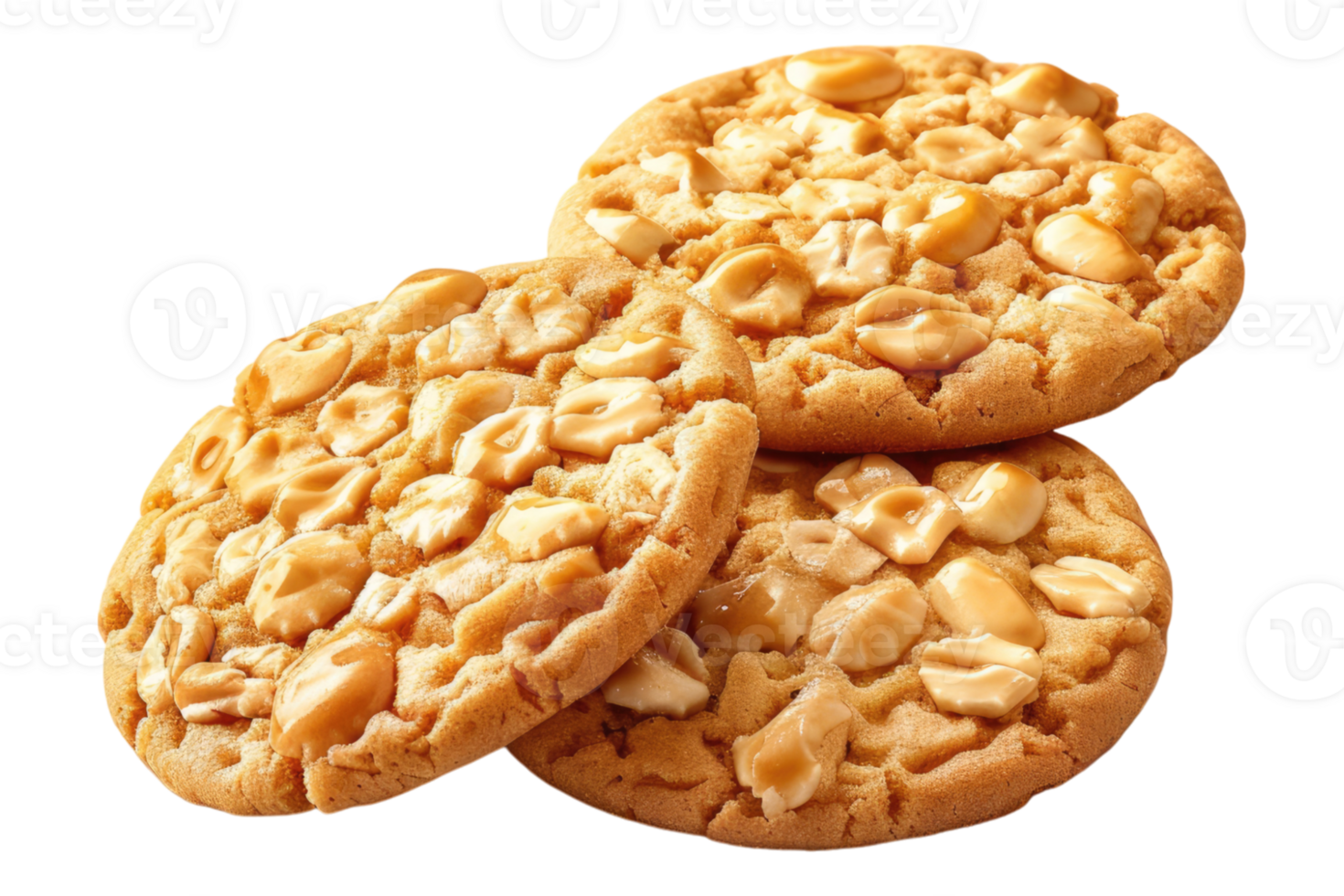 Cereal cookies isolated on transparent background. png