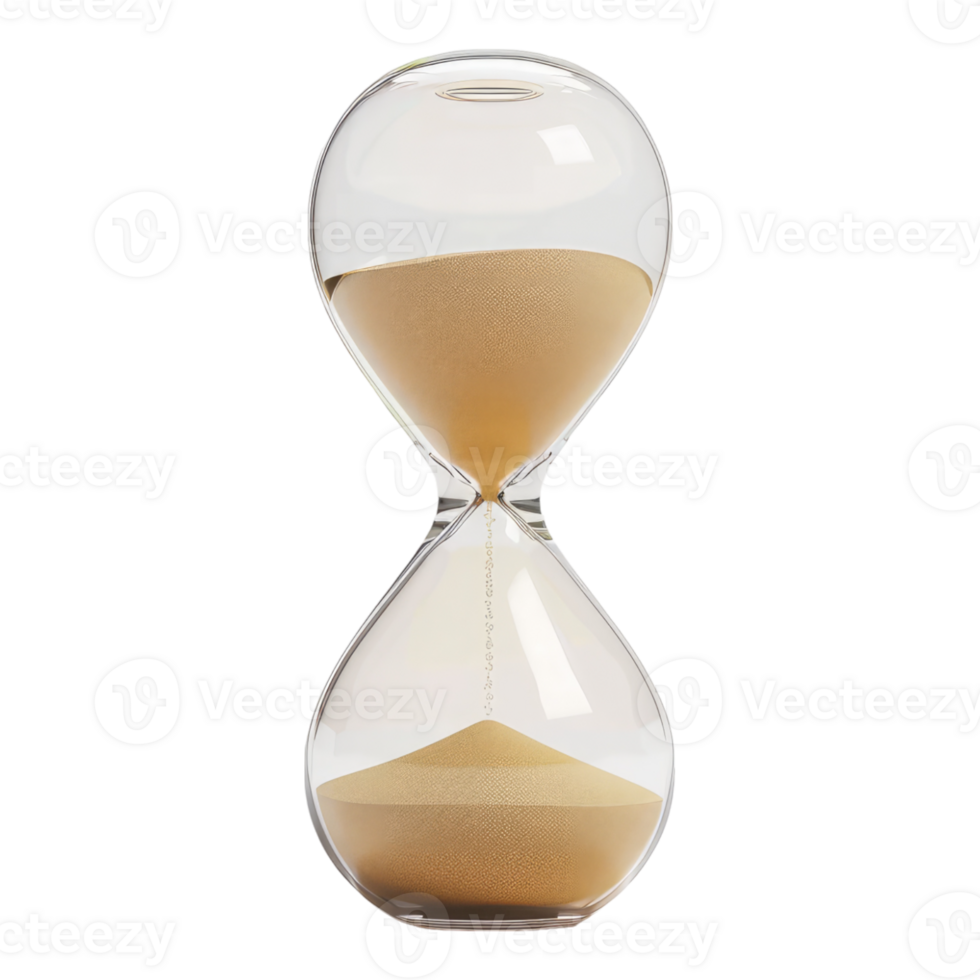 wissenschaftlich genau Sanduhr isoliert auf transparent Hintergrund png