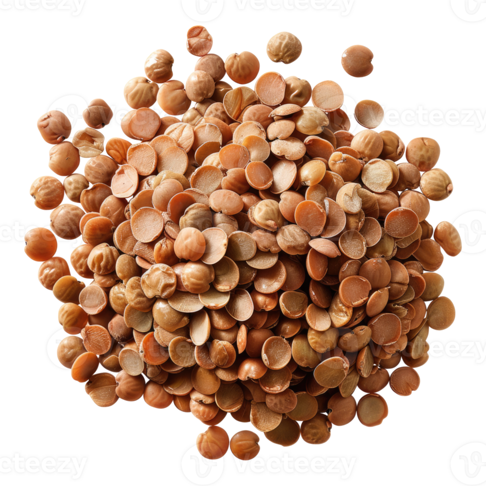 Lentils isolated on transparent background png