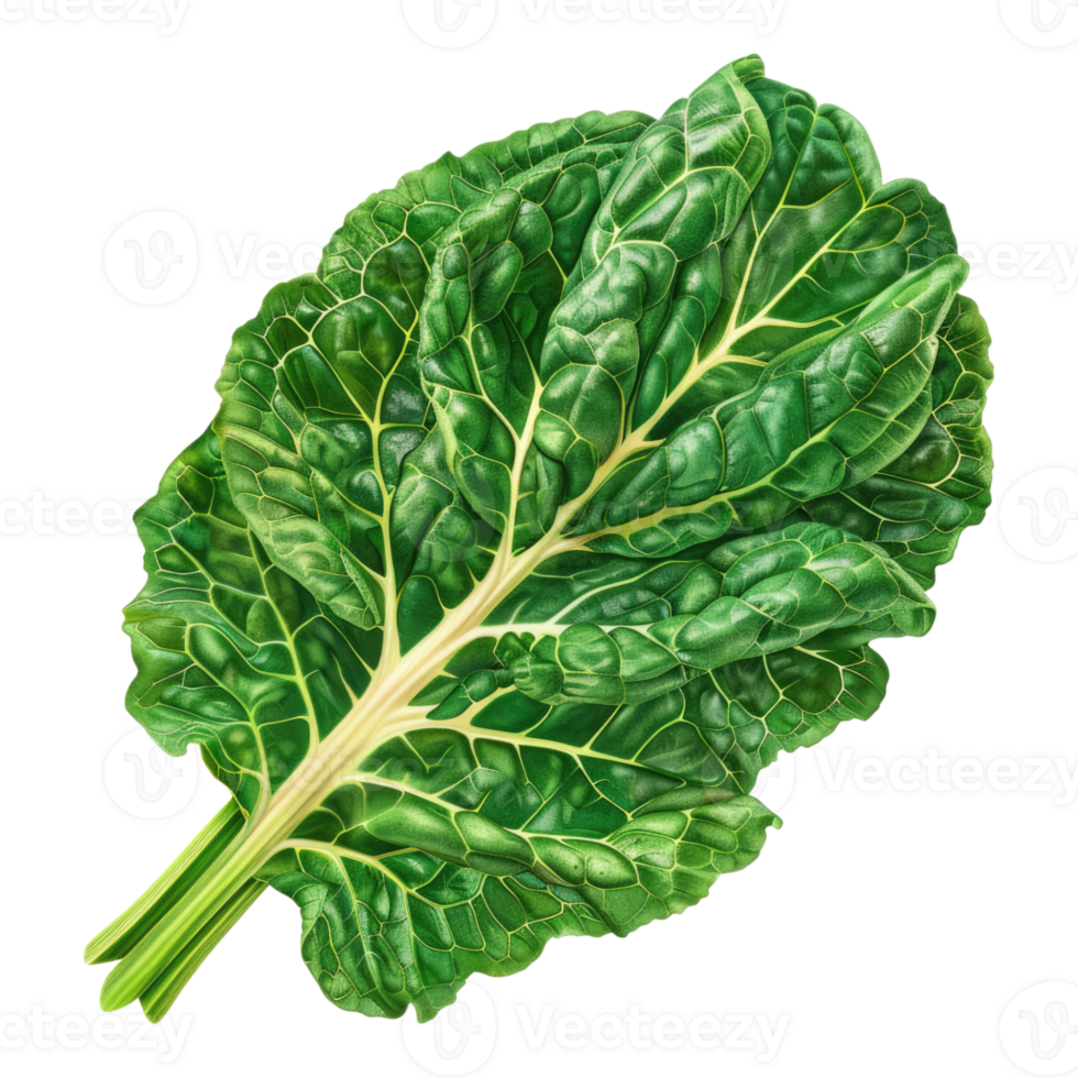 Swiss chard isolated on transparent background png