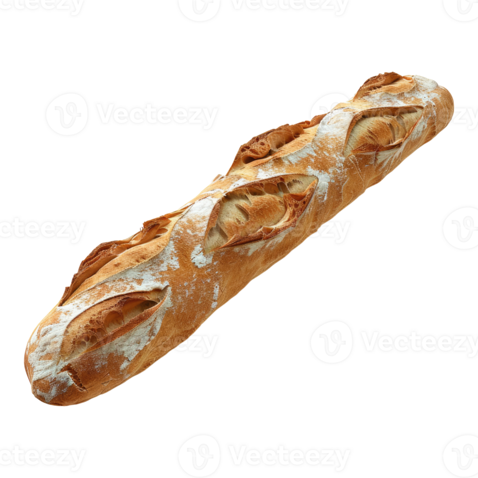 Baguette isolated on transparent background png