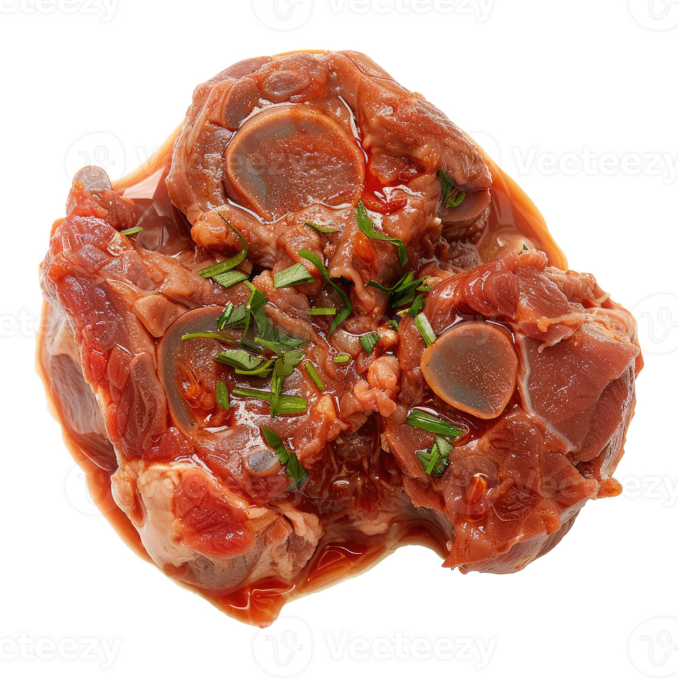 Osso buco isolated on transparent background png