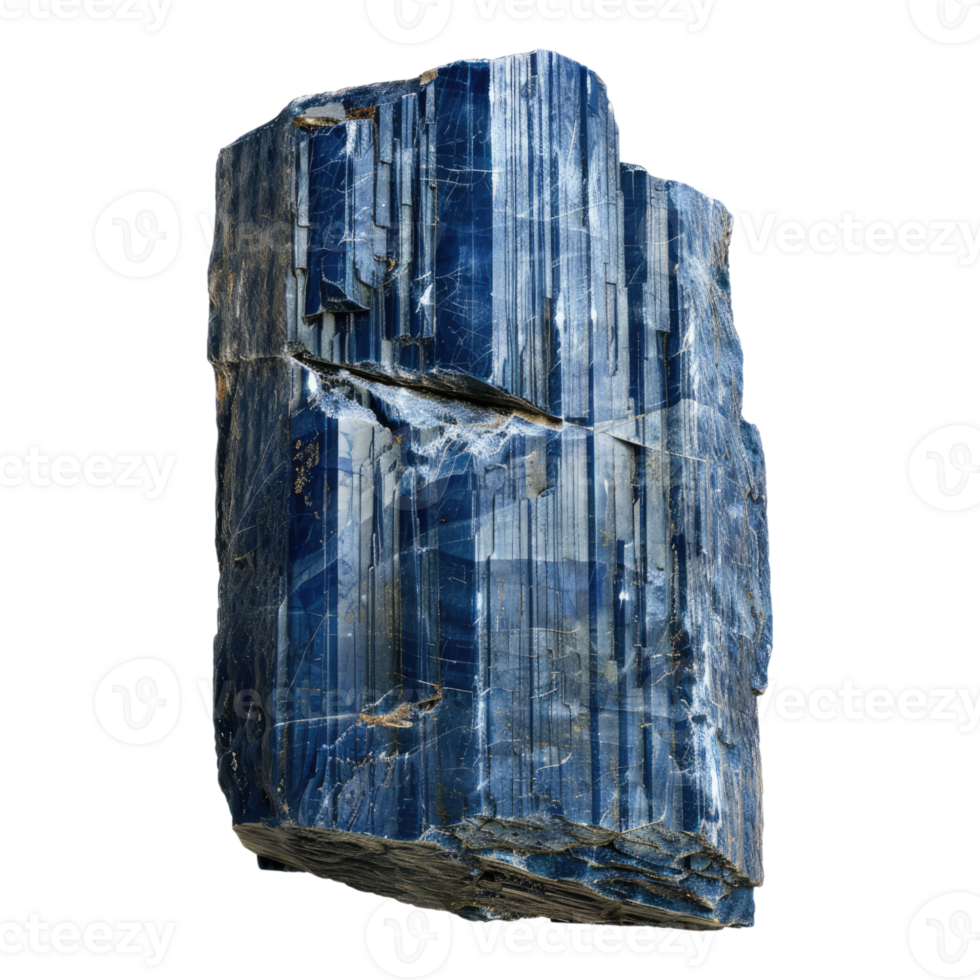 Kyanite stone isolated on transparent background png