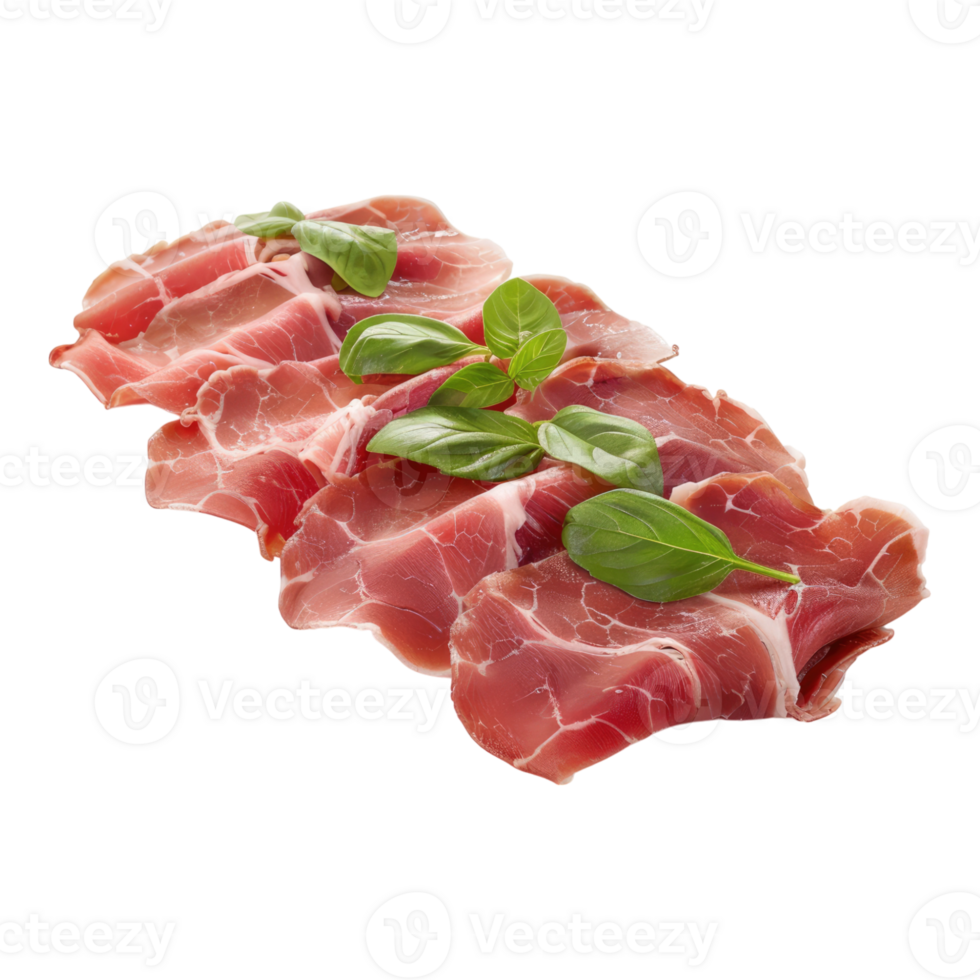 Saltimbocca isolated on transparent background png