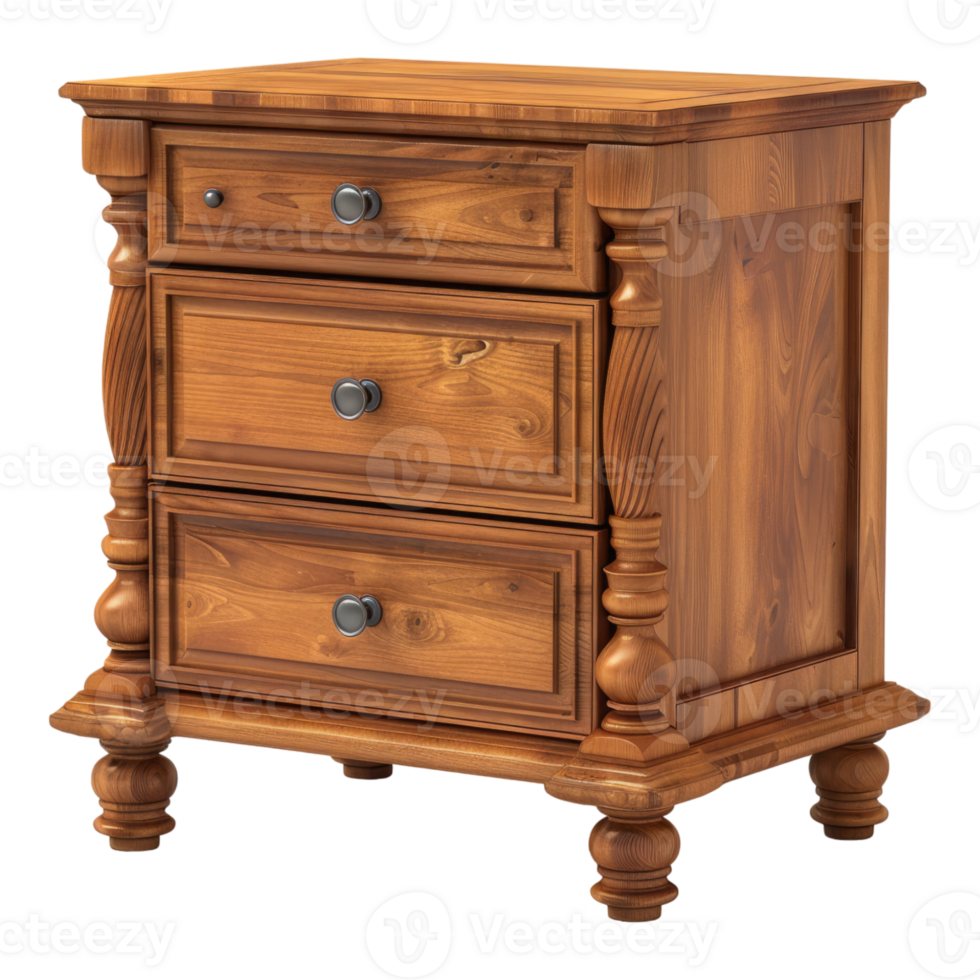 Nightstand isolated on transparent background png