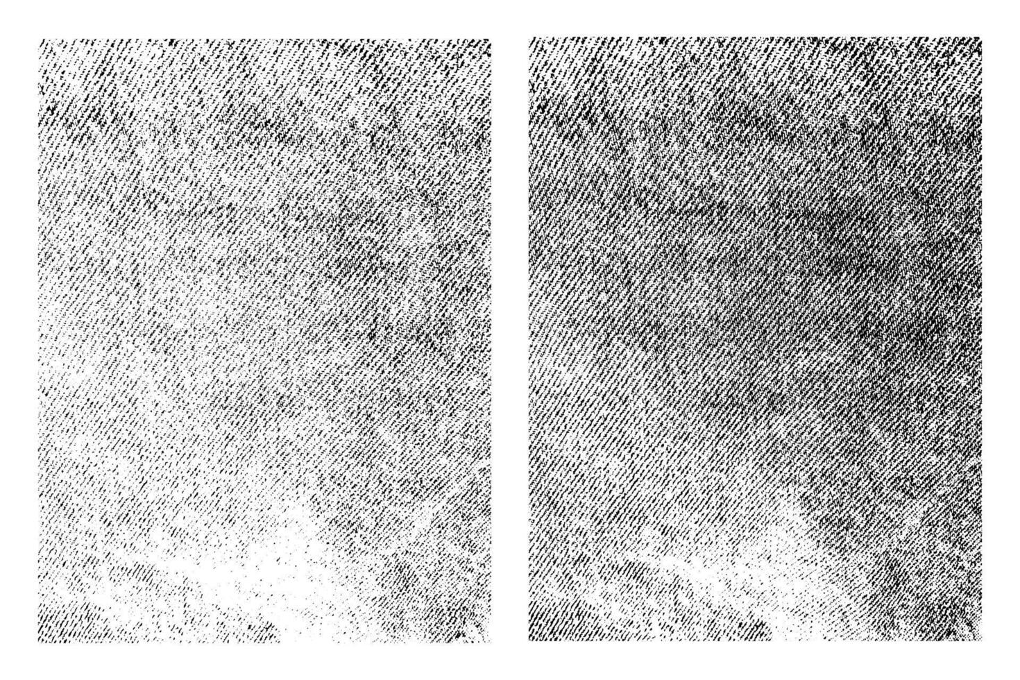 grunge urban textile textures. Distressed overlay texture set. Grunge background various density. Abstract mild textured effect. vector