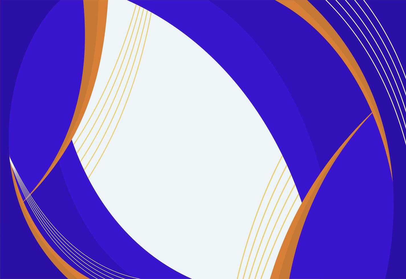 Blue white line curve background vector