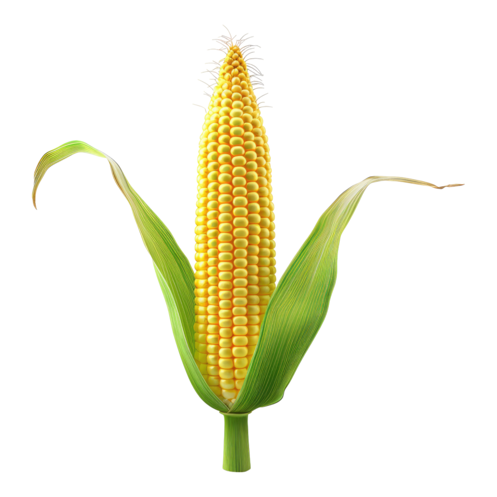 Ear of corn isolated on transparent background png