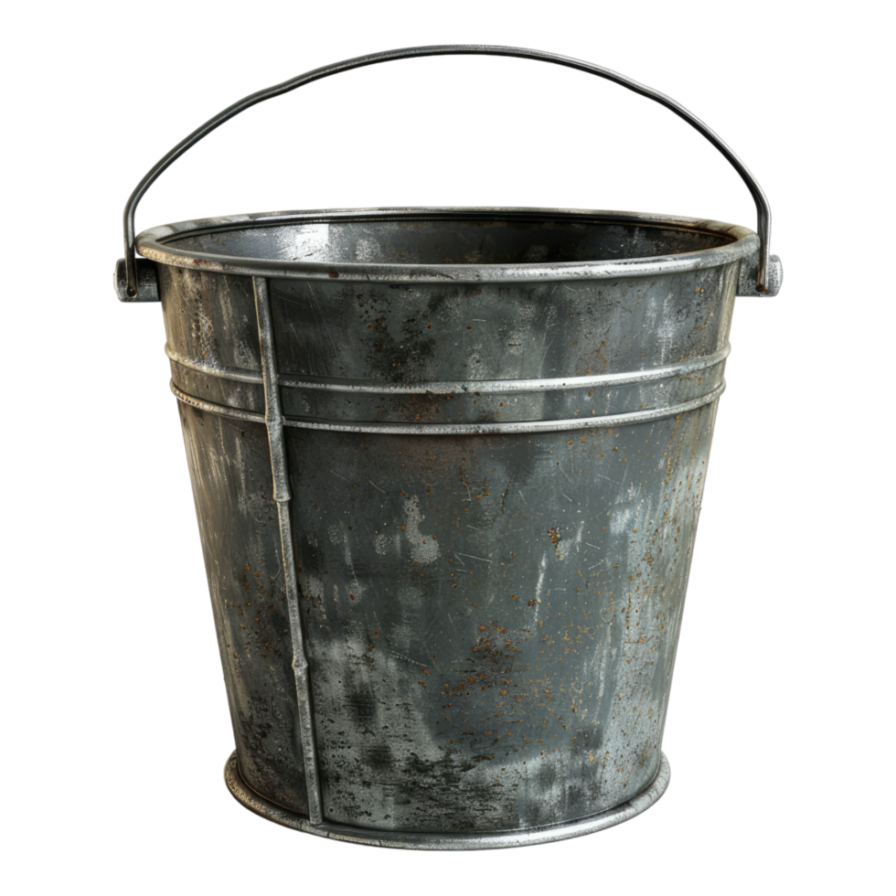 Little hydro bucket isolated on transparent background png