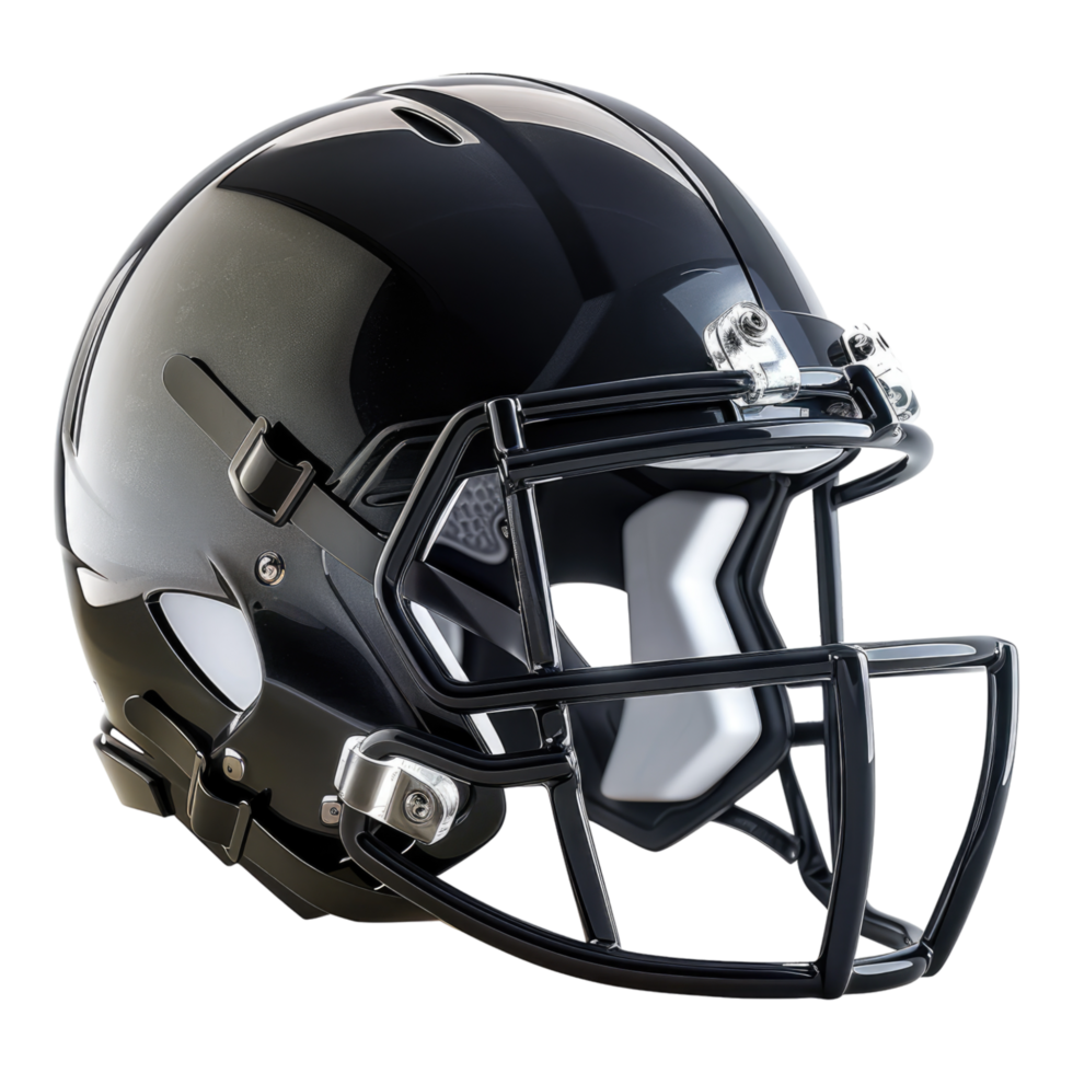 American football helmet isolated on transparent background png