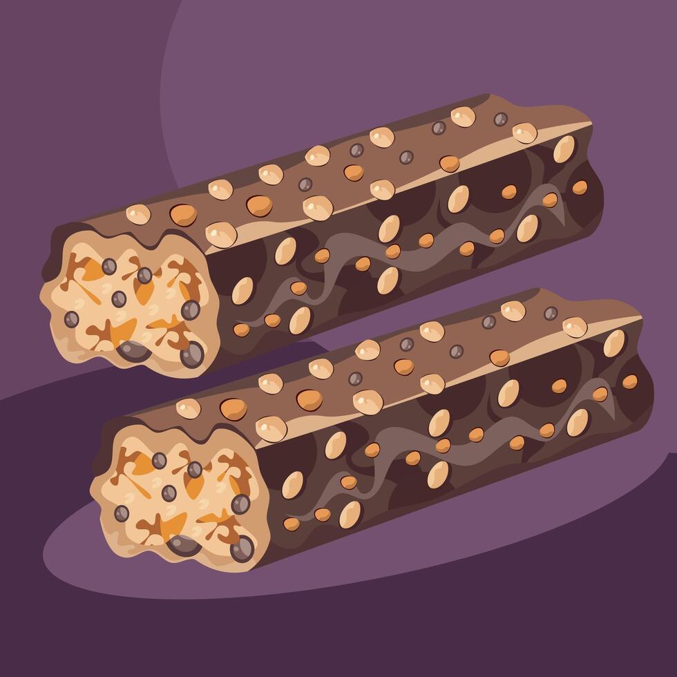 The Perfect Snack Combination vector