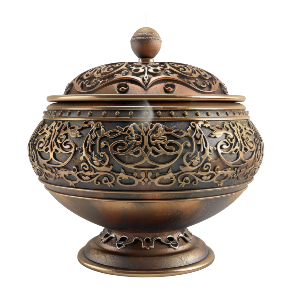 Incense burner isolated on transparent background png