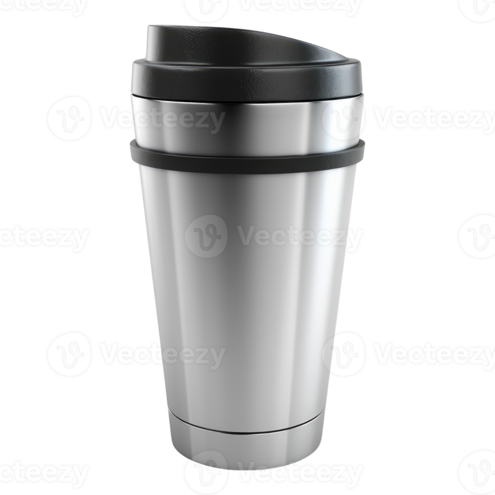 Travel mug isolated on transparent background png