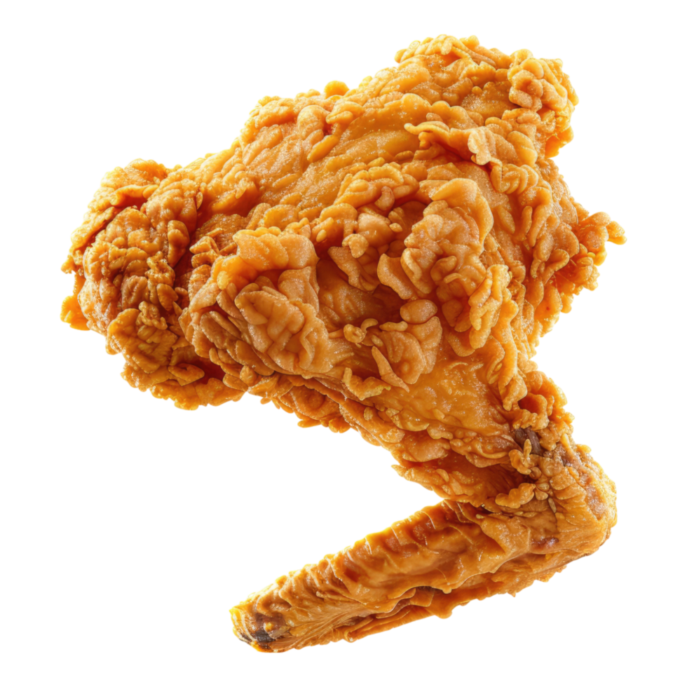 Fried chicken isolated on transparent background png