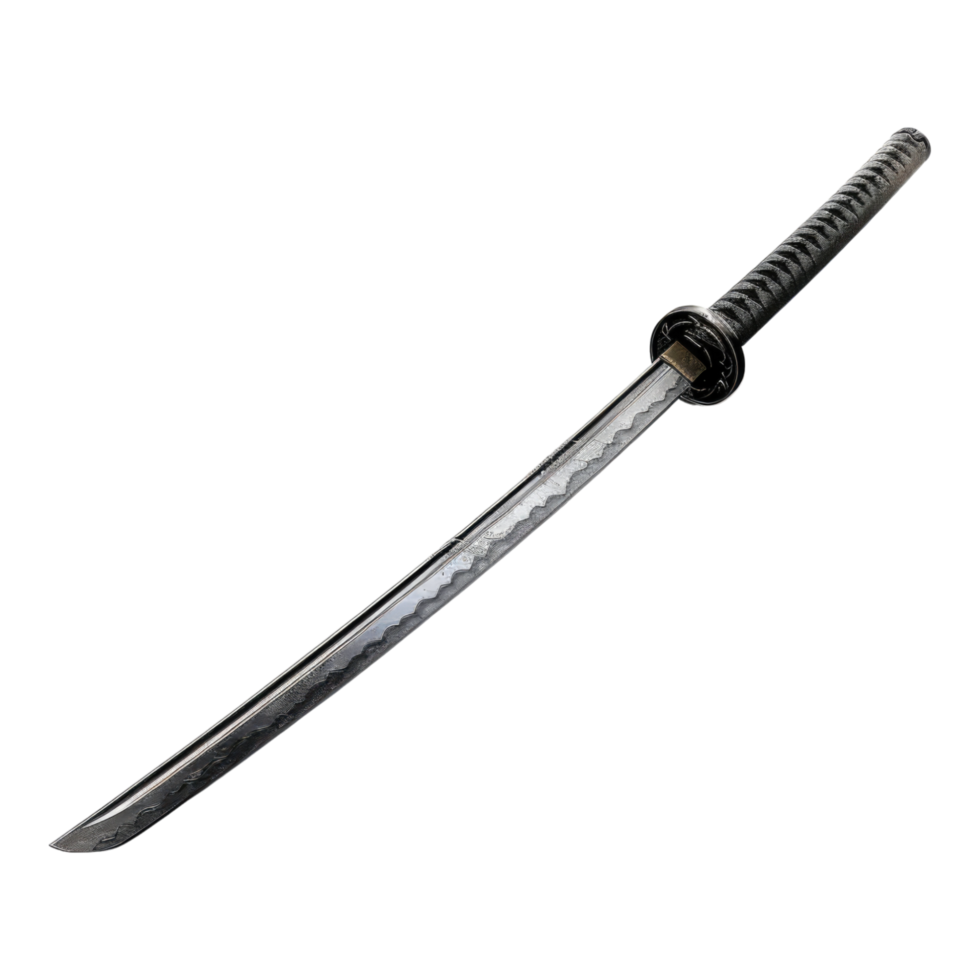 samurai Katana isolado em transparente fundo png