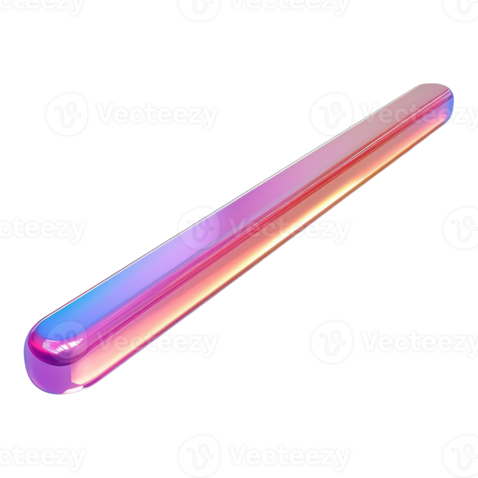 Vibrant minimal search bar design isolated on transparent background png