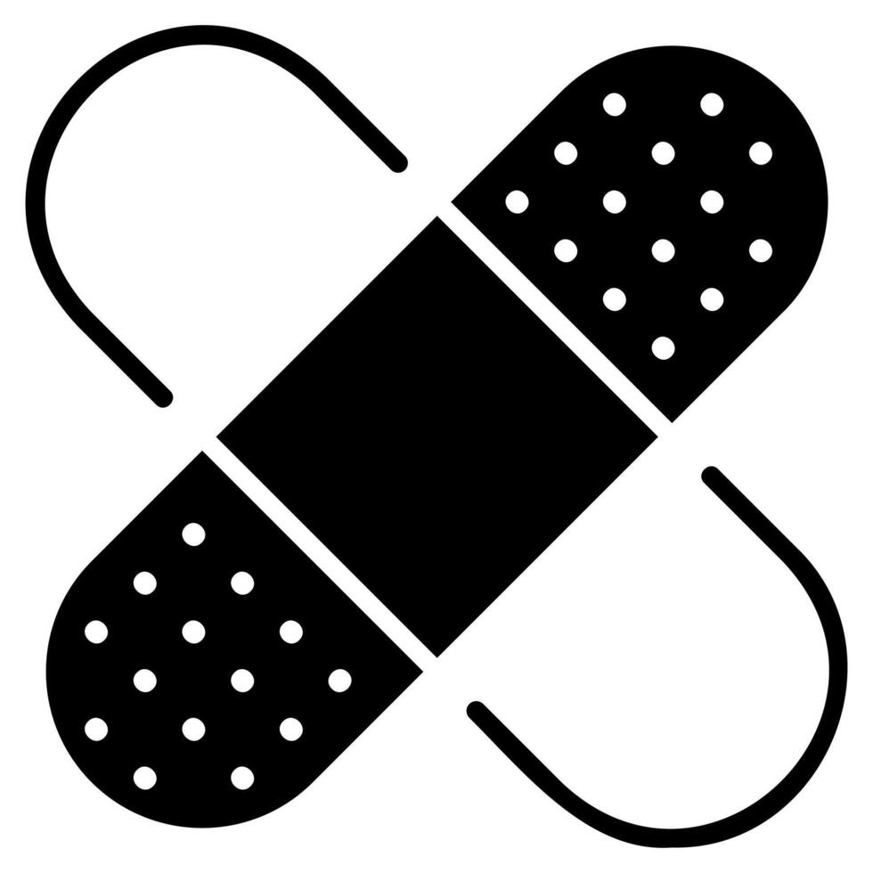 Bandage Outline Icon vector
