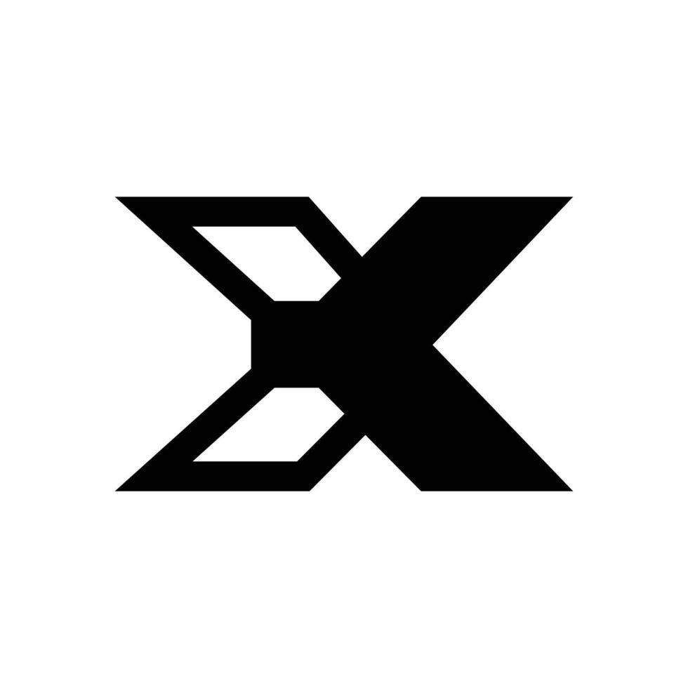 Modern letter Xk or Kx flat creative gaming logo vector
