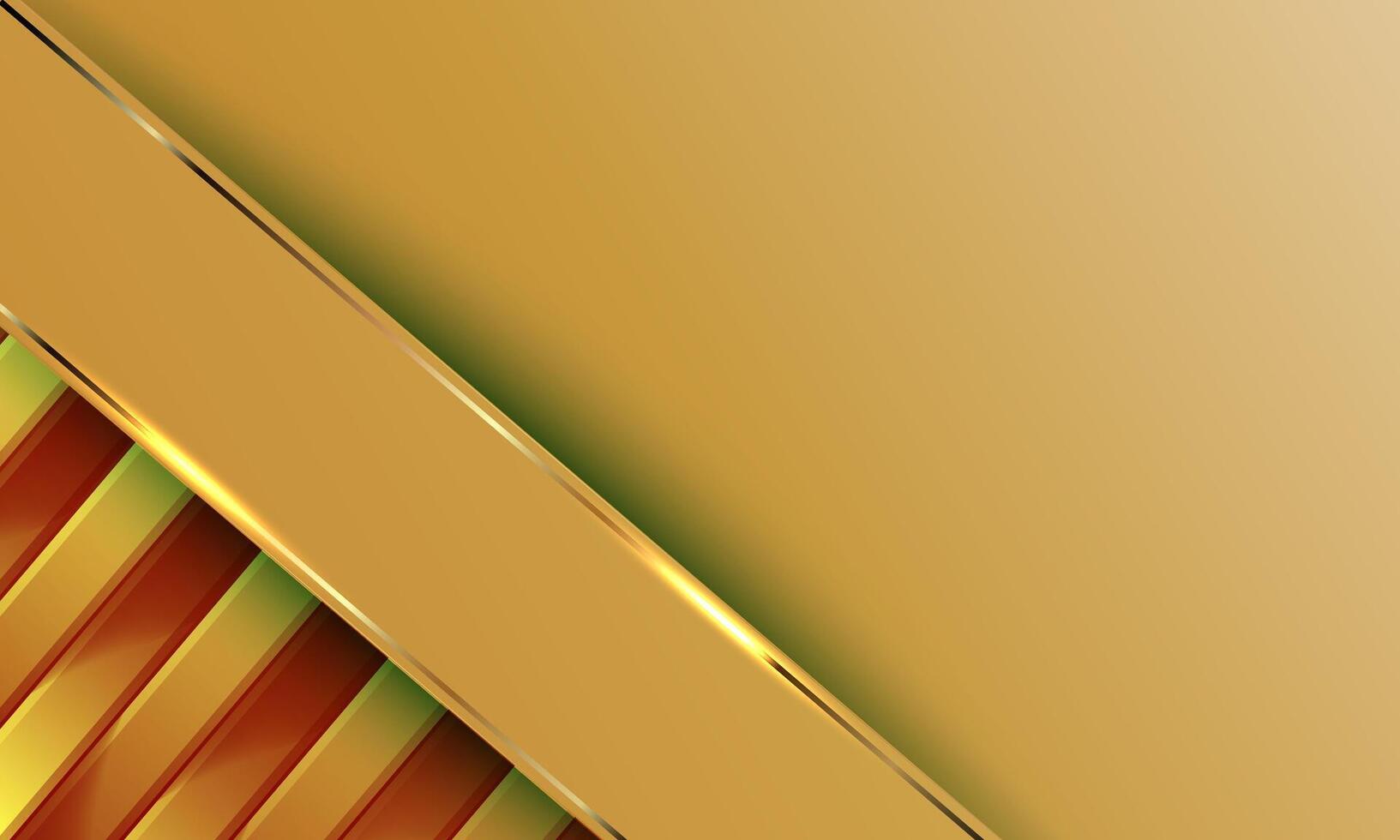 luxury elegant gradient background design with shiny metallic gold line. vector