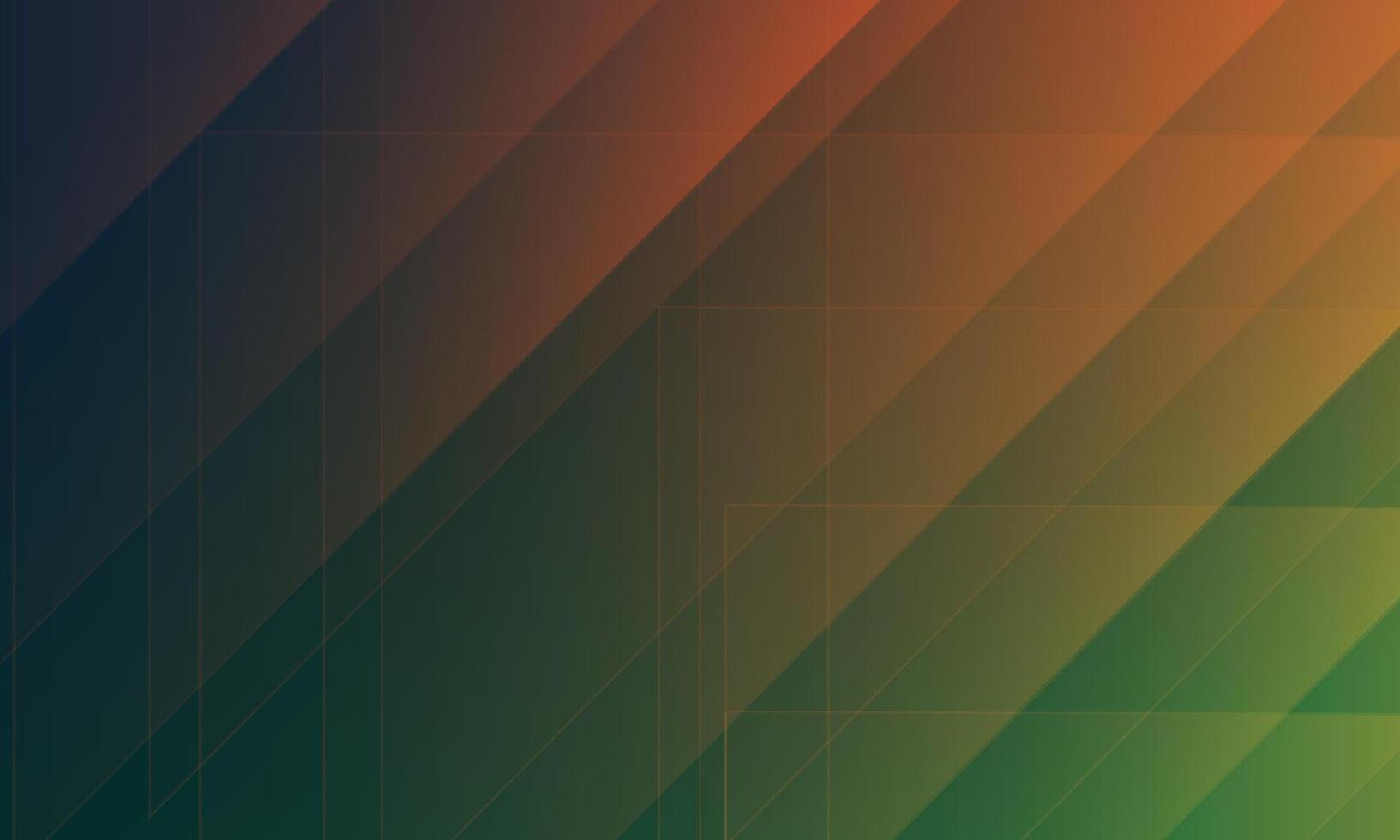 Abstract glowing striped background. orange modern dark background vector