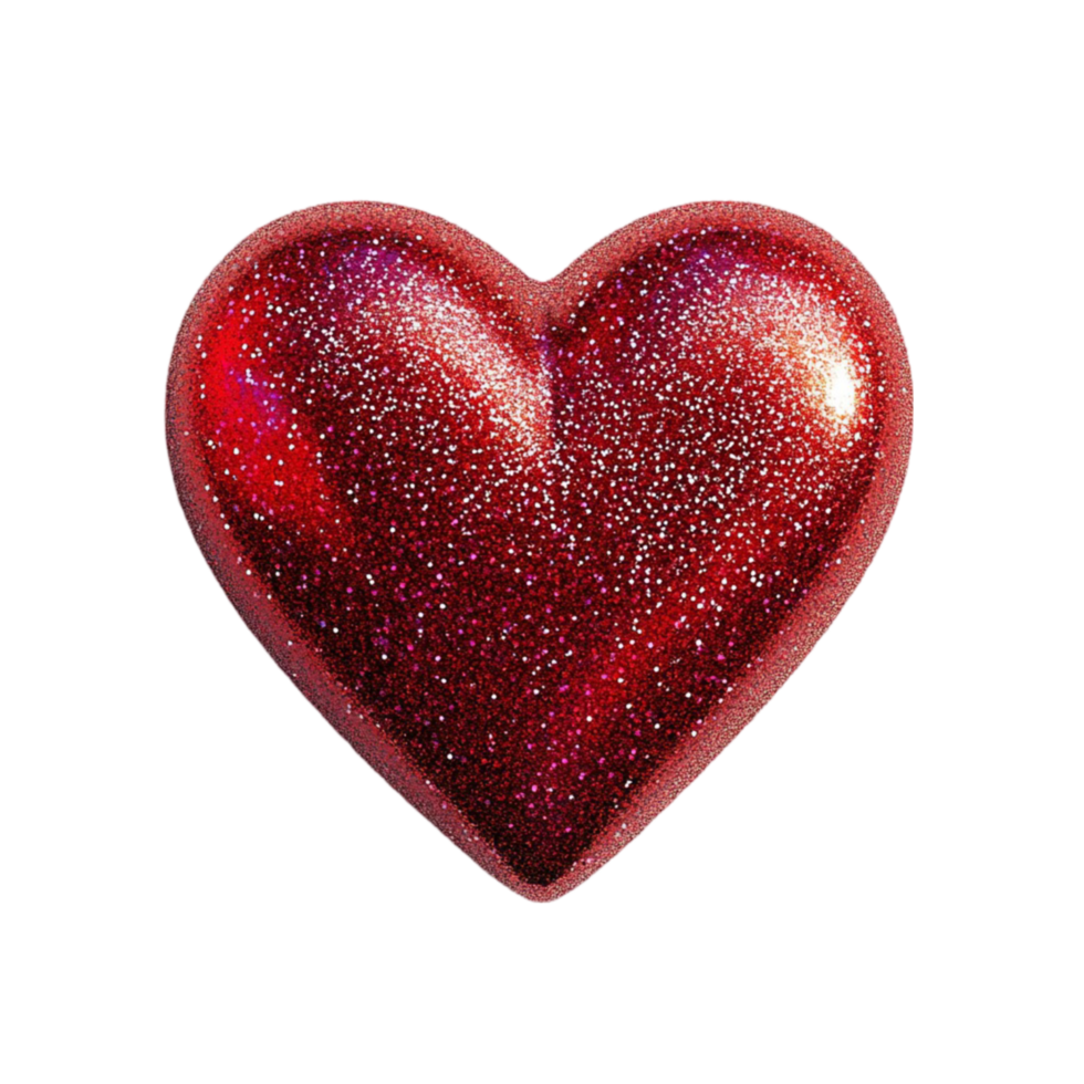 Red Heart Shaped Candy AI-Generative png