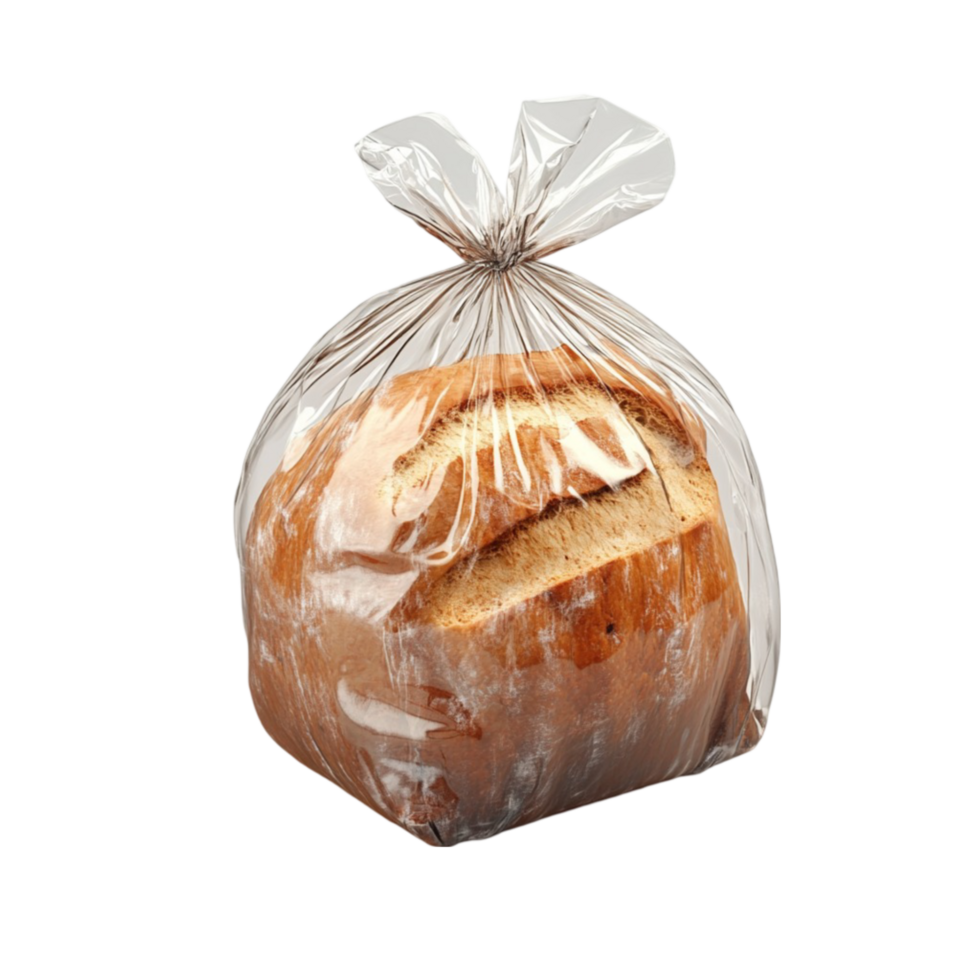 Bread Packaged in Plastic AI-Generative png