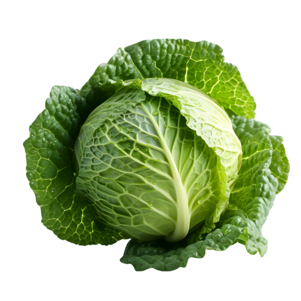 Cabbage on transparent background png