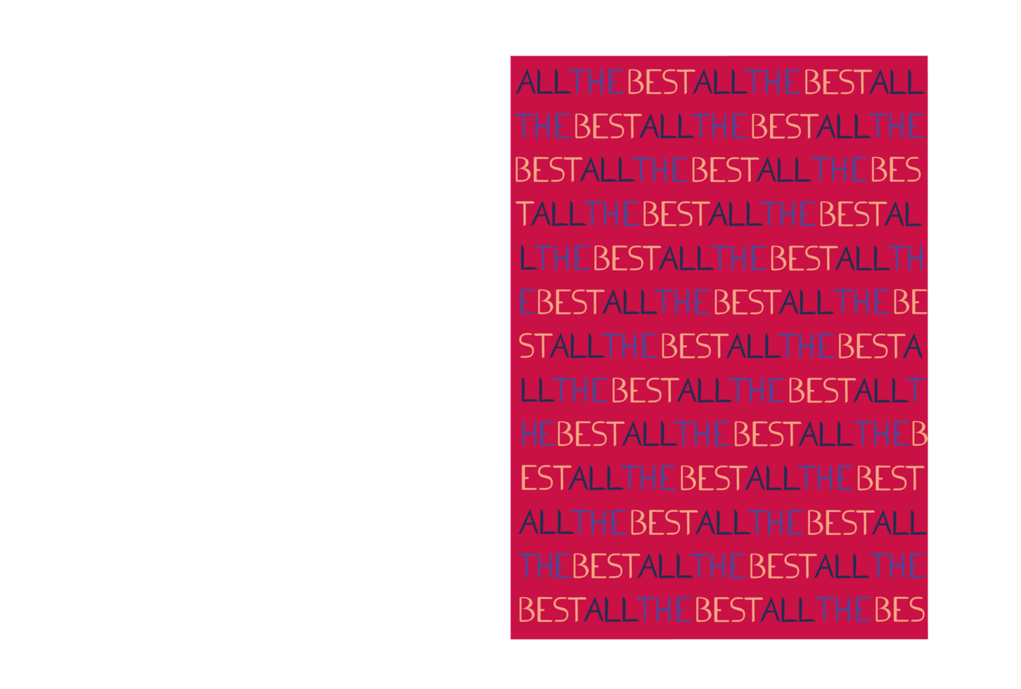 All the best card for printouts png