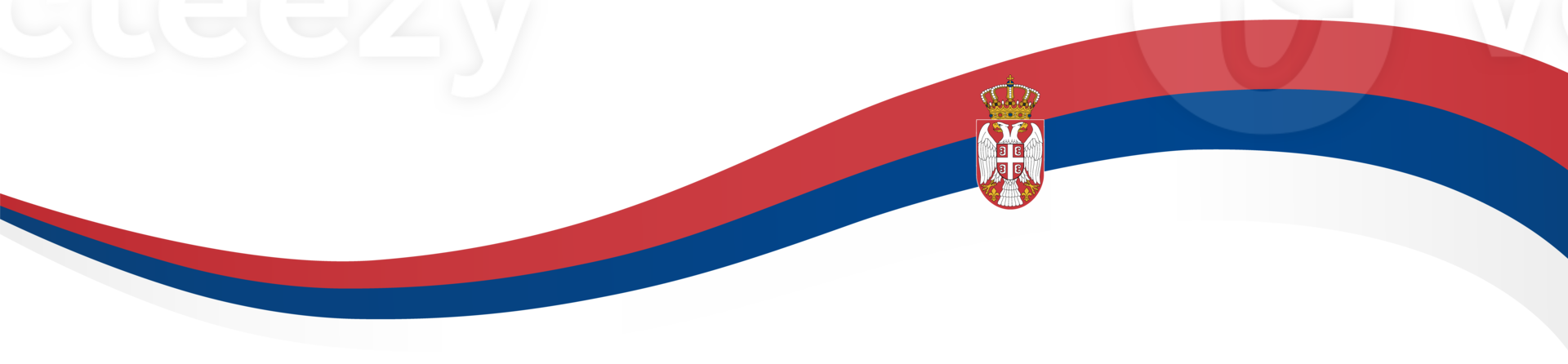 Serbia flag wave png