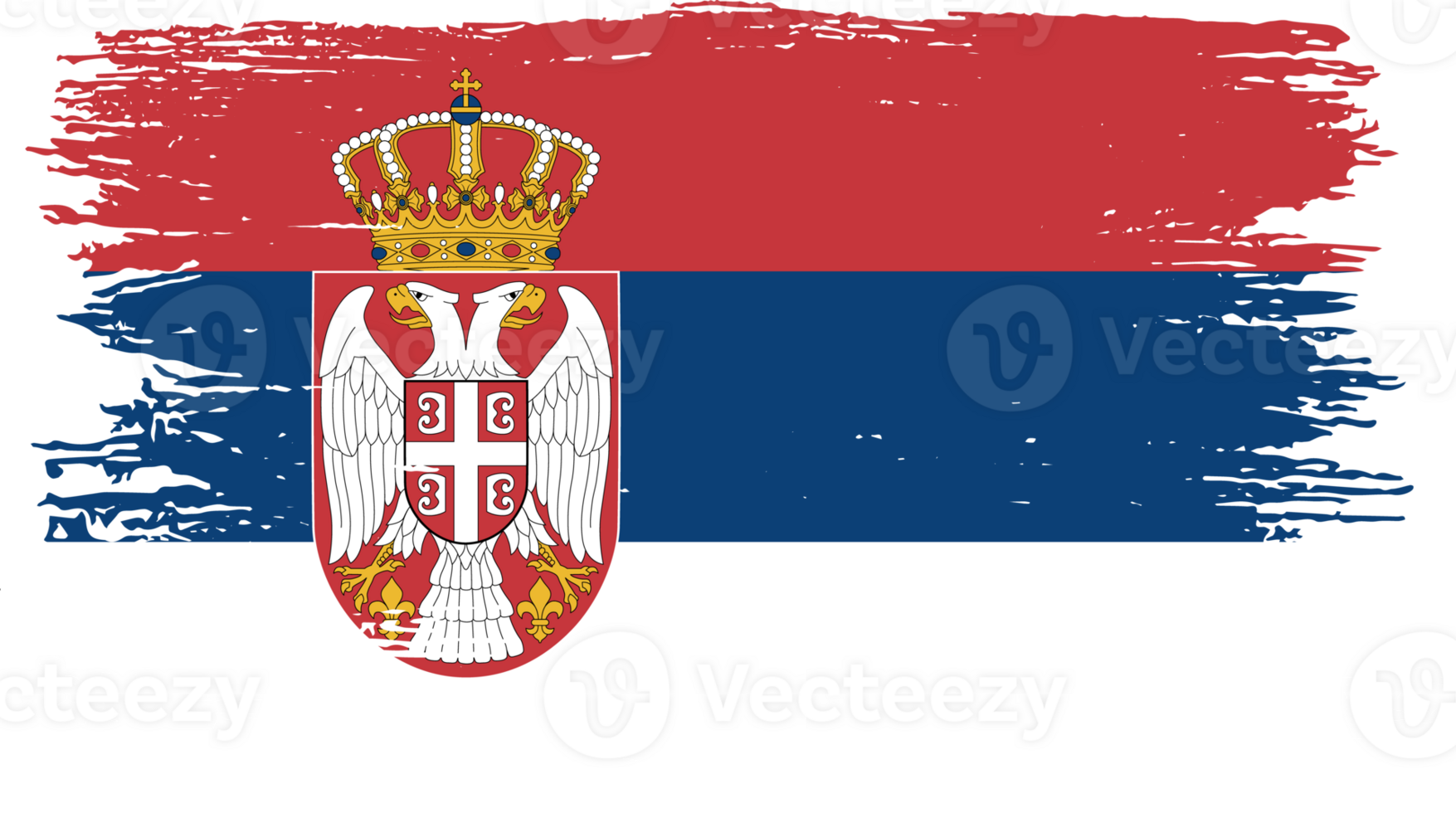 Serbia flag brush png
