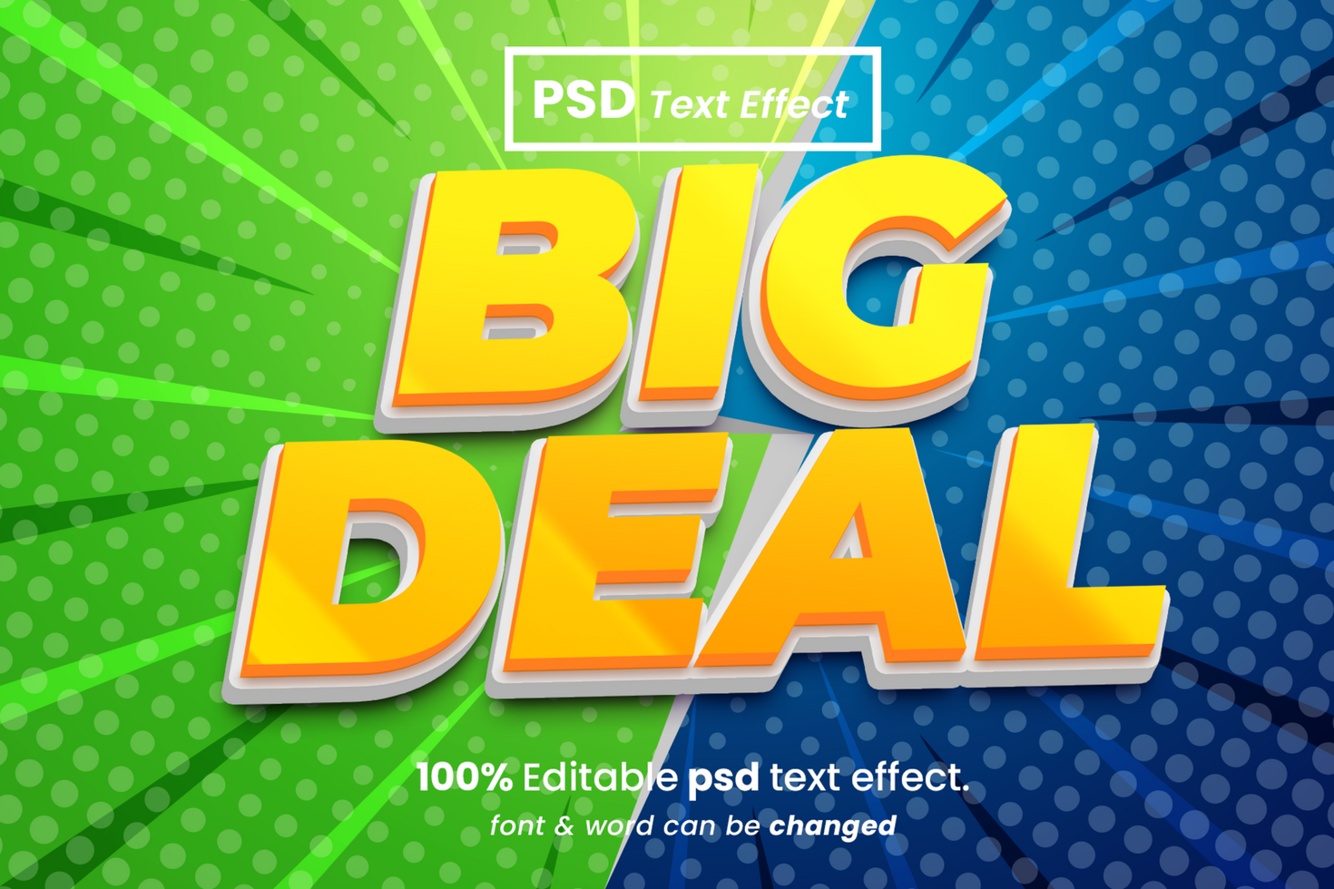 Flash Sale 3D Editable Text Effect psd