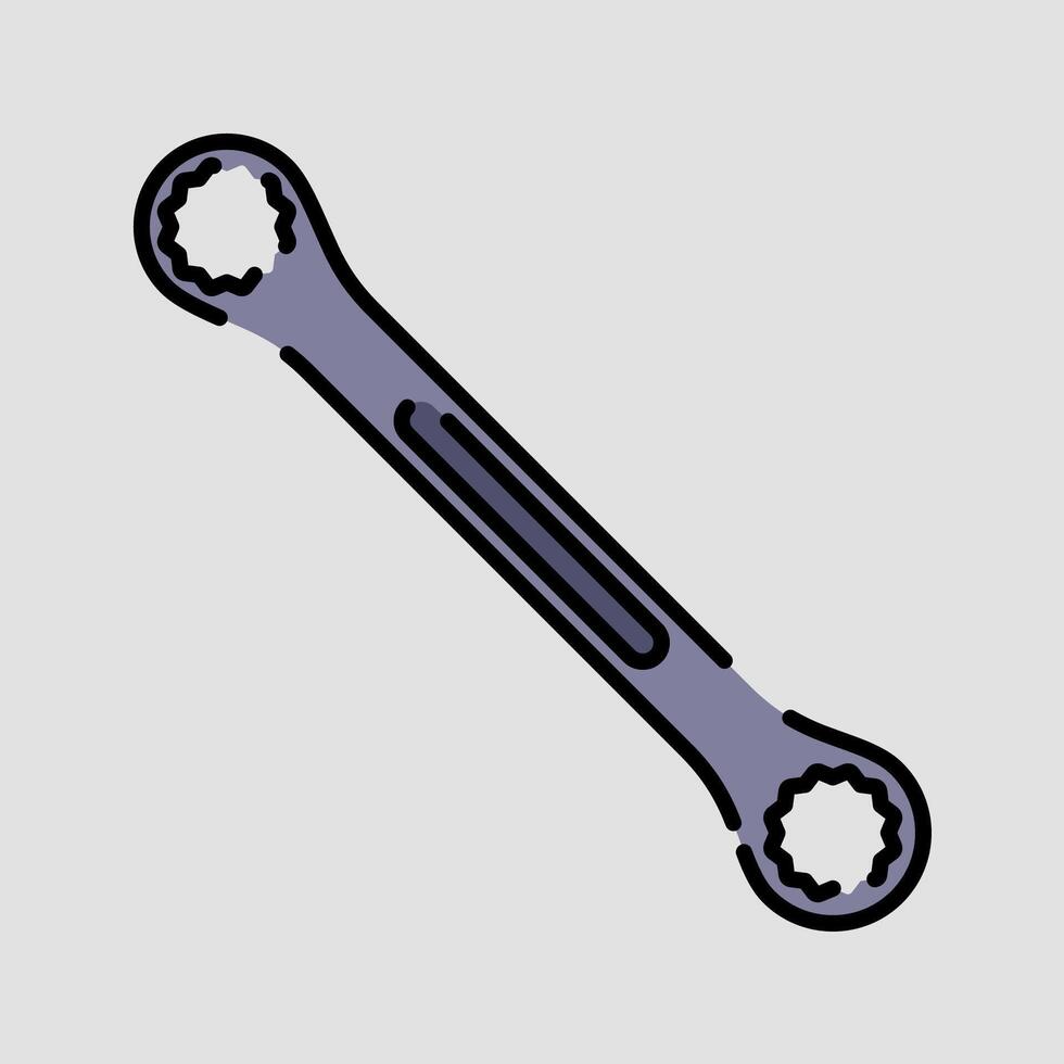 Wrench Icon Illustration vector