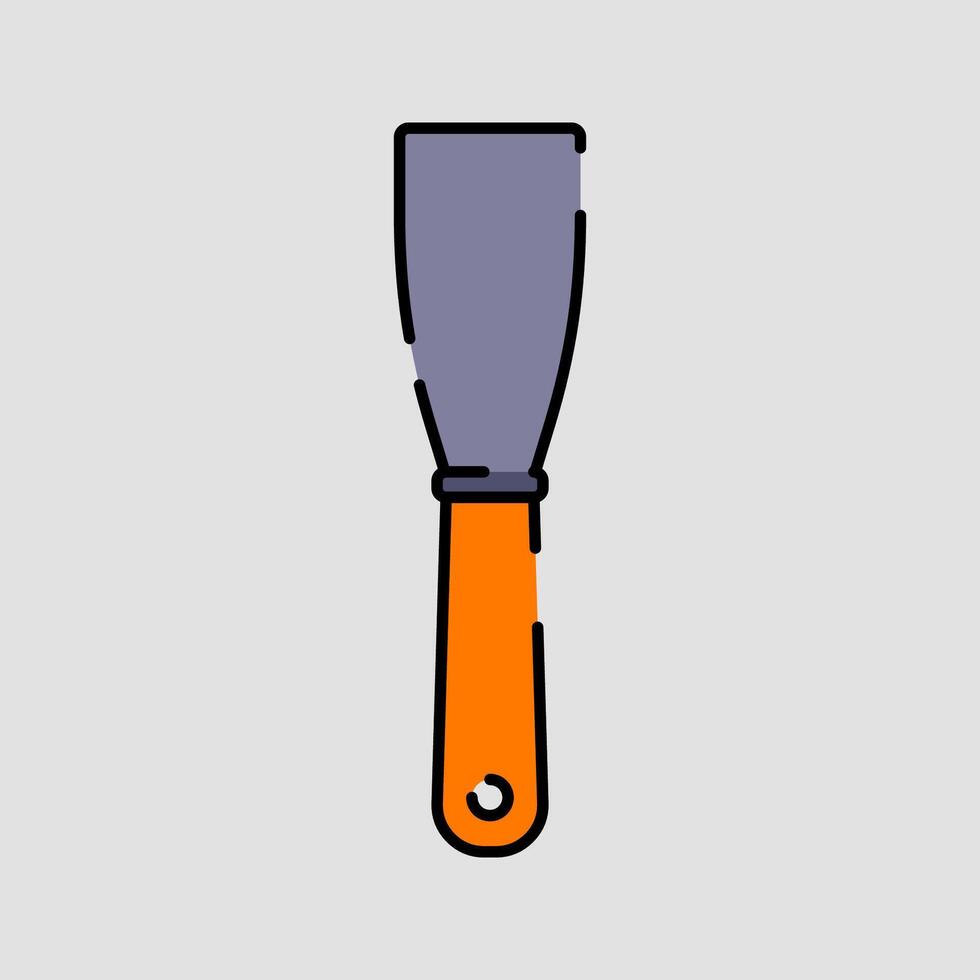 Putty Knife Icon vector