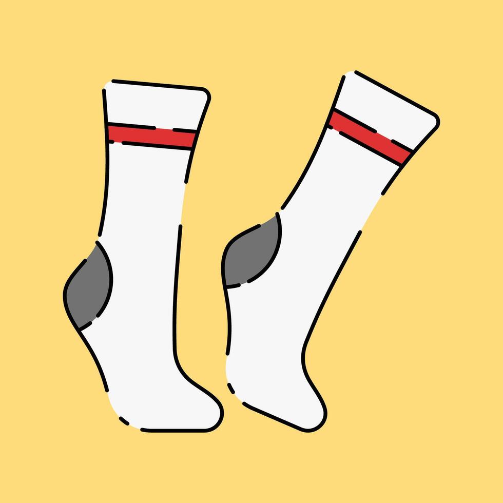 Sport Socks Illustration vector