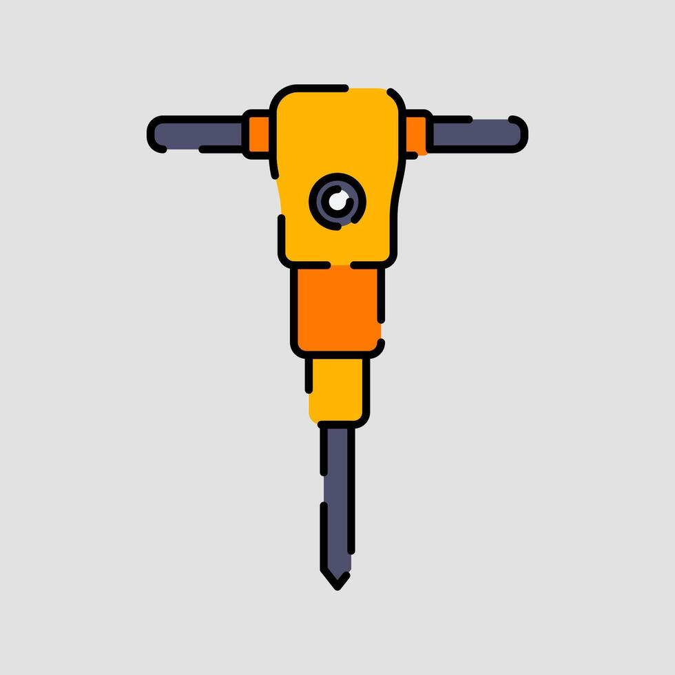 Demolition Hammer Icon vector