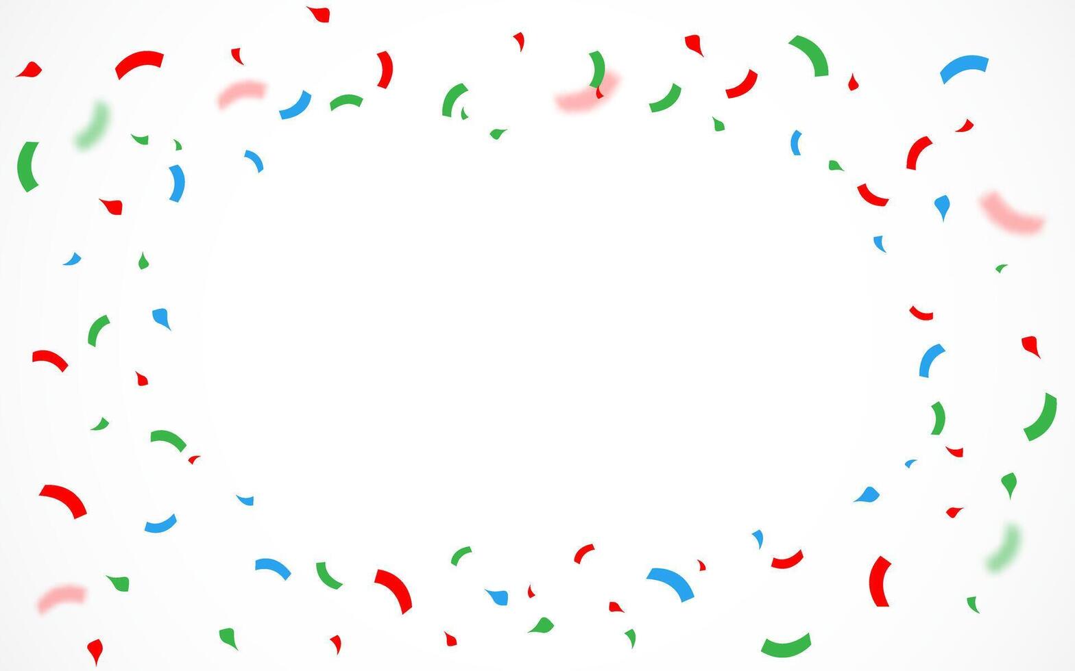 Celebration background with colorful confetti festive party decorations, Illustration of confetti on white background. birthday, party, holiday, illustration vector