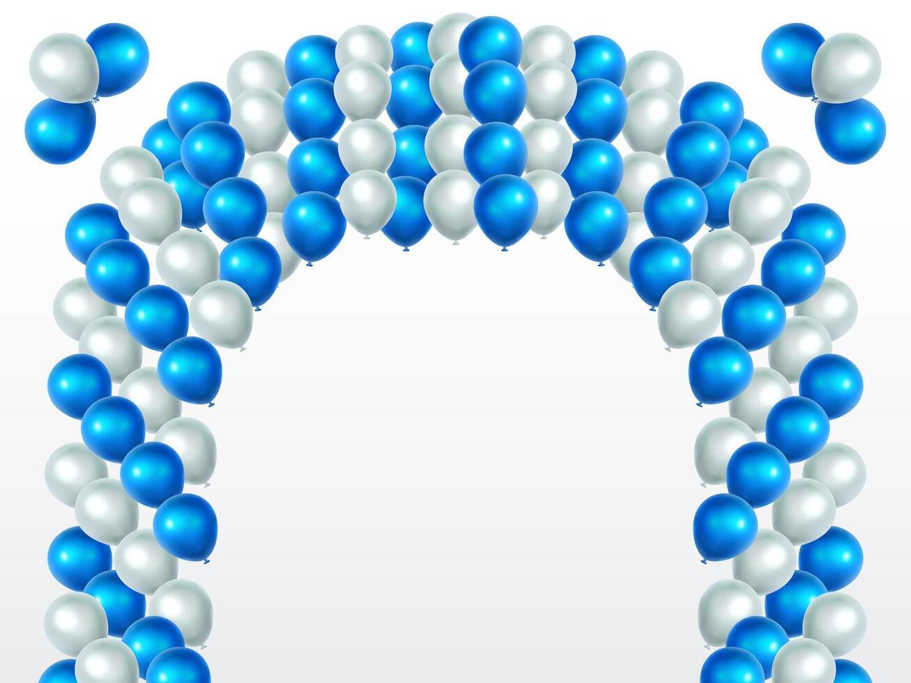 Celebration party banner card with colourful balloons. Grand Opening Card luxury greeting rich. frame template vector