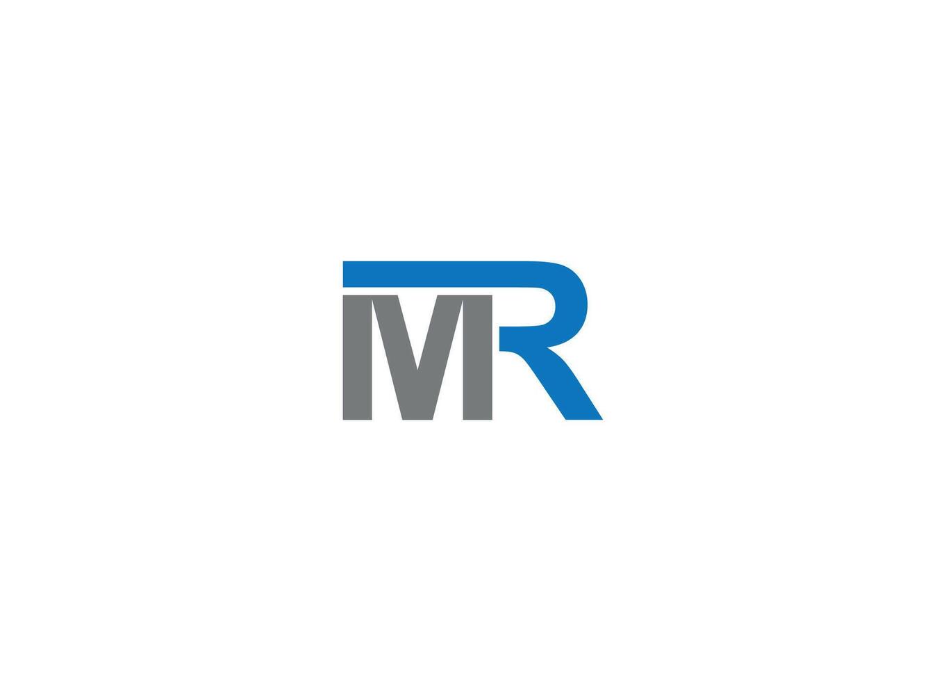 MR letter Logo Design with Creative Modern iicon template vector